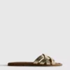 Sandaler i vävt konstläder