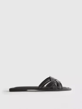 Sandaler i vävt konstläder