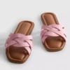 Sandaler i vävt konstläder