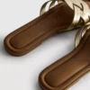 Sandaler i vävt konstläder