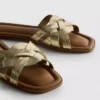 Sandaler i vävt konstläder