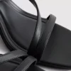 Sandaler med bred passform och blockklack