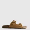 Sandaler med dubbla spännen