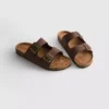 Sandaler med remmar med dubbla spännen