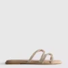 Sandaler med remmar och strass