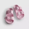 Sandaler med tjock rem och dubbla spännen