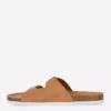 Sandaler med två remmar och spänne