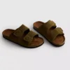 Sandaler med två remmar och tjock sula