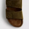 Sandaler med två remmar och tjock sula
