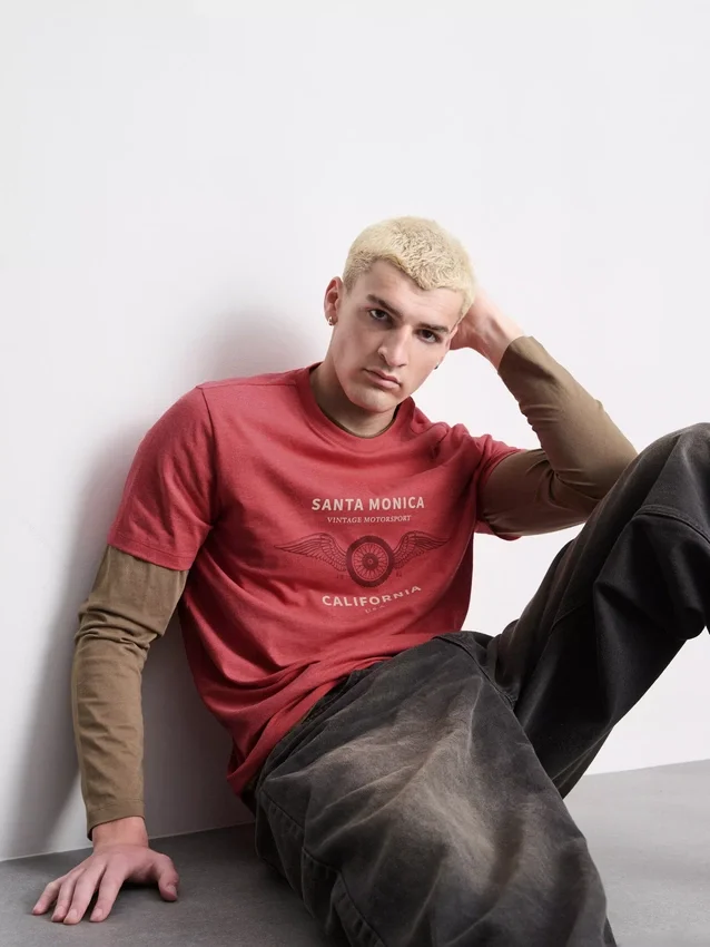 Santa Monica kortärmad T-shirt