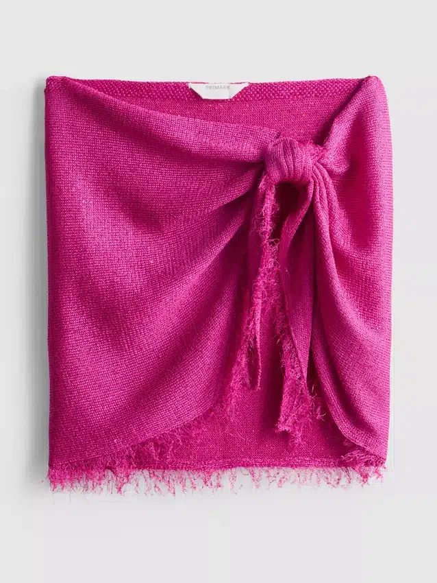 Sarong med paljetter och tofsar