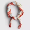 Scarf med fjärilsmönster