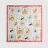 Scarf med fjärilsmönster