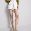 Shorts i bomullsblandning med elastisk midja