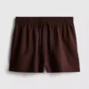 Shorts i bomullsblandning med elastisk midja