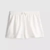 Shorts i bomullsblandning med elastisk midja