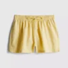 Shorts i bomullsblandning med elastisk midja