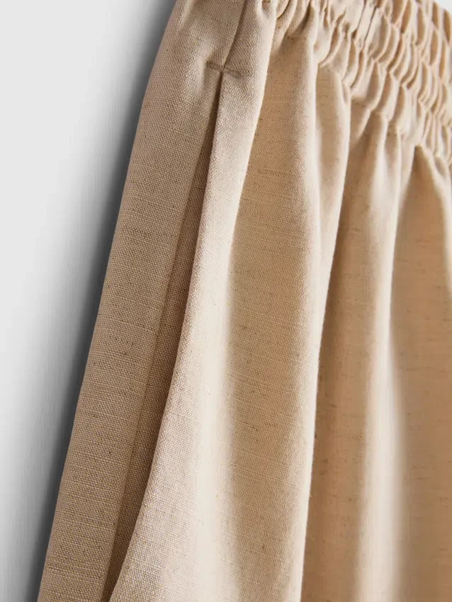 Shorts i bomullsblandning med elastisk midja