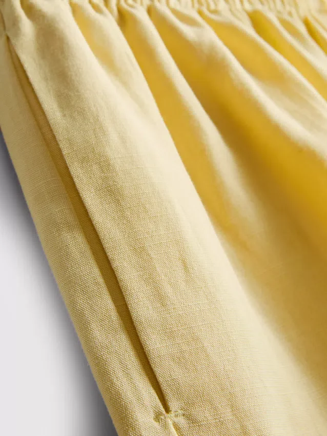 Shorts i bomullsblandning med elastisk midja