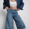 Shorts i bomullsdenim