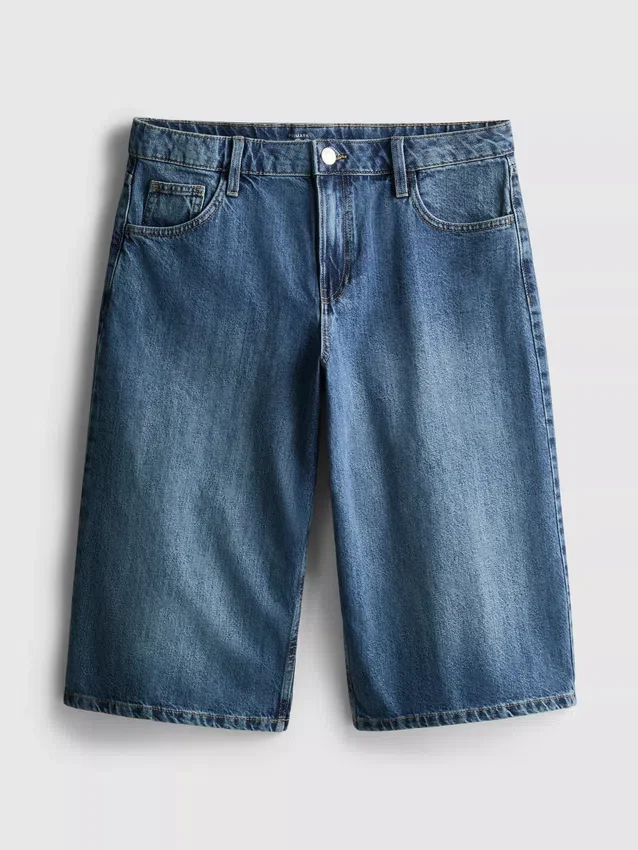 Shorts i bomullsdenim