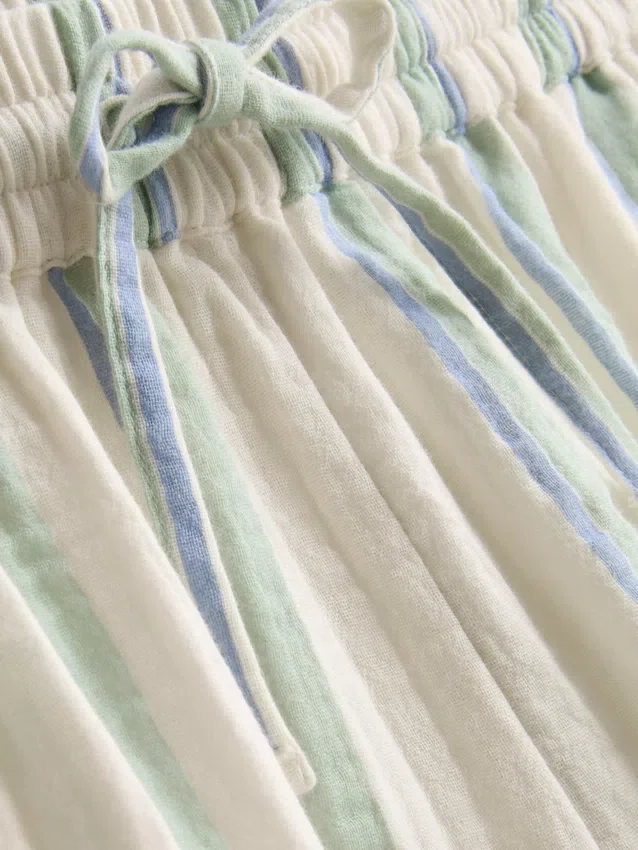 Shorts i bomullsmuslin