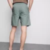 Shorts i linneblandning med dragsko