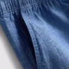 Shorts i linneblandning med dragsko
