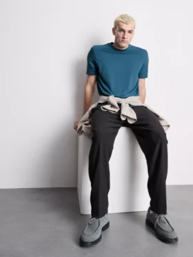 Shorts med kort ärm i normal passform