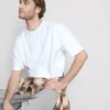 Shorts med kort ärm och avslappnad passform