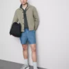 Shorts med strukturerad dragsko i midjan