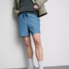 Shorts med strukturerad dragsko i midjan