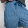 Shorts med strukturerad dragsko i midjan