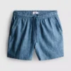 Shorts med strukturerad dragsko i midjan