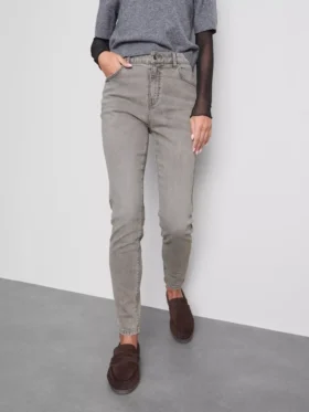Skinny jeans i bomullsrik denim