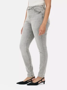 Skinny jeans med hög midja
