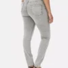Skinny jeans med hög midja