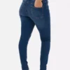 Skinny jeans med hög midja