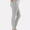 Skinny jeans med hög midja