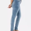 Skinny jeans med hög midja