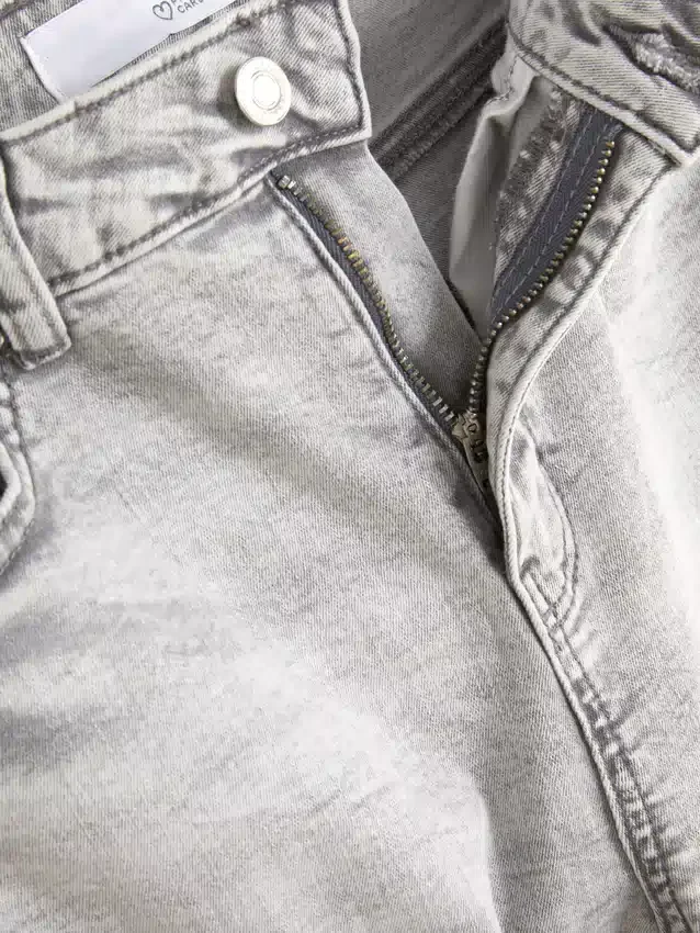 Skinny jeans med hög midja