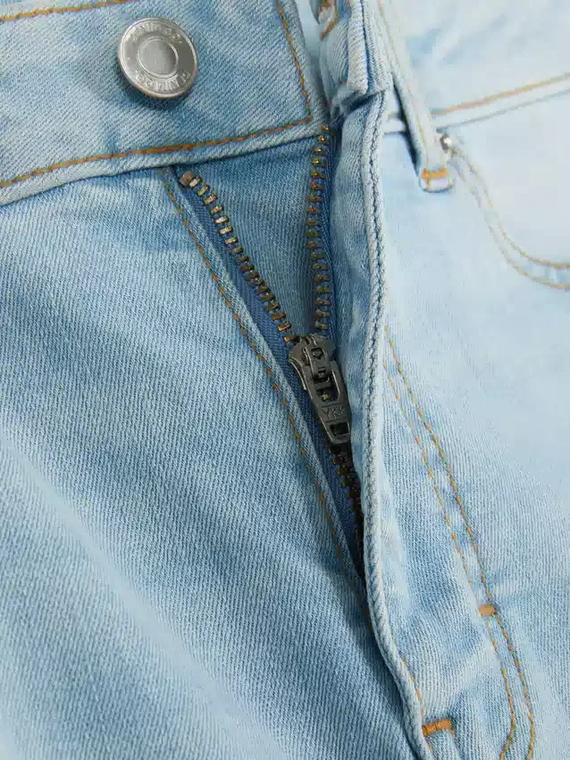 Skinny jeans med hög midja