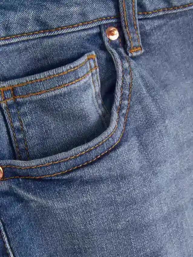 Skinny jeans med hög midja