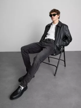 Skinny jeans med medelhög midja