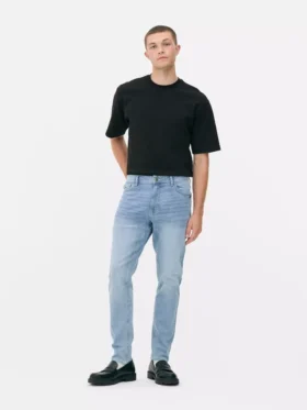 Skinny jeans med medelhög midja