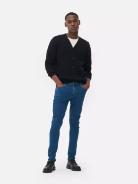 Skinny jeans med medelhög midja