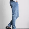Skinny jeans med medelhög midja