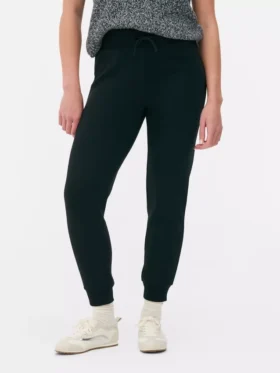 Skinny mjukisbyxor med dragsko