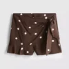 Skort med prickmönster