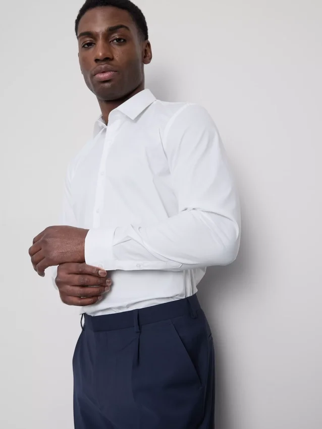 Slim-fit formell skjorta
